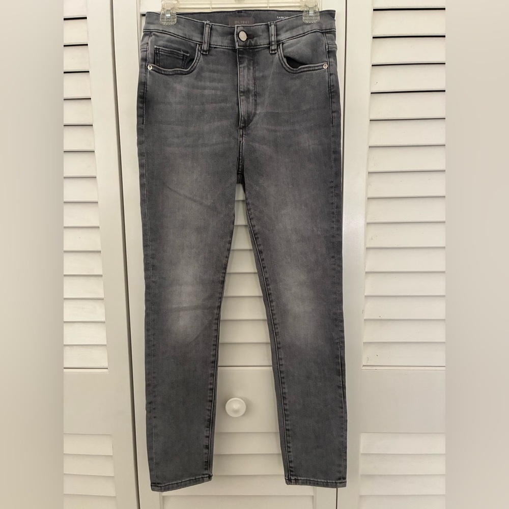Vintage DL1961 Farrow High Rise Grey Skinny Jean